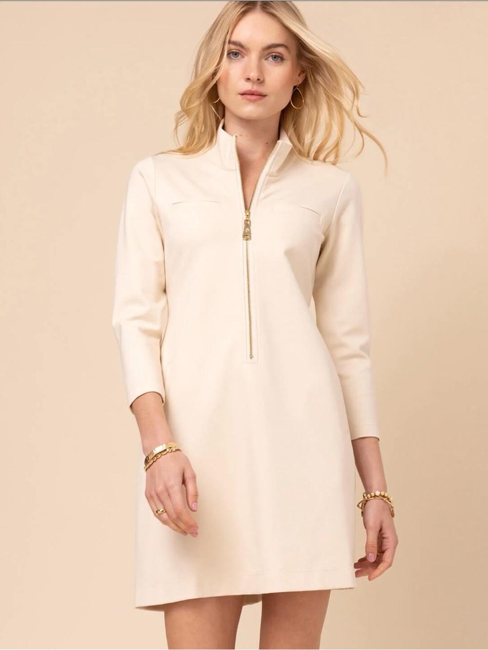 Spartina 449 Michelle Ponte Dress Alabaster